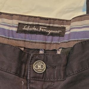 Men's Salvatore Ferragamo black pants 32x34